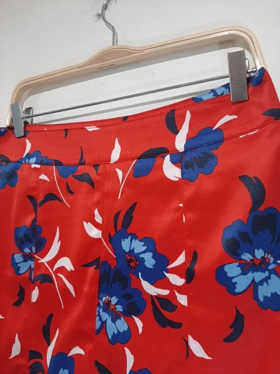 Izod retro coquette pinup girl pop art silky pleated tennis mini skirt skort - Picture 5 of 16